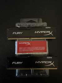 Memoria ram hyperx fury ddr4 8(4+4)