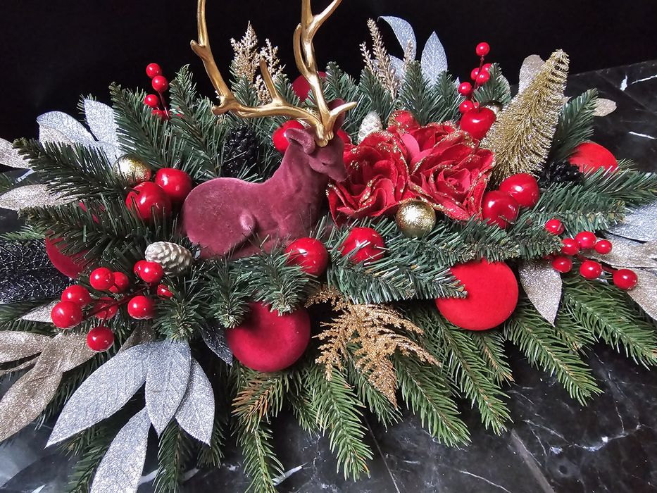 Stroik świąteczny na stół