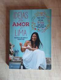 Livro "Ideias com Amor e Lima" de Maria de Melo Santos