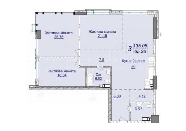 Продажа 3-х ком квартиры, 135м2, Драгомирова ЖК «Новопечерские Липки».