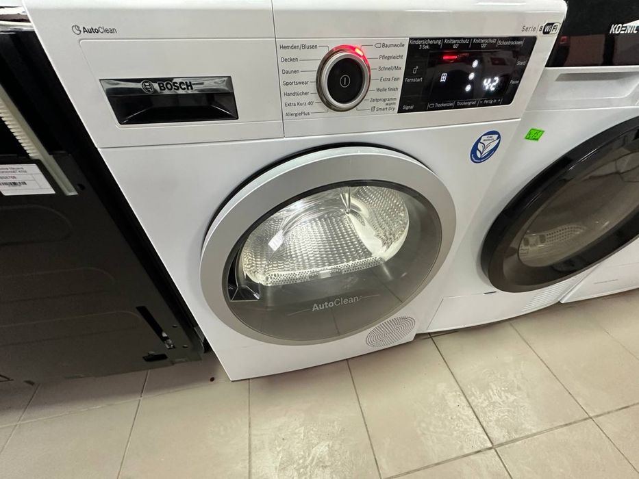 Сушильна Машинка Bosch Serie 8 AutoClean з тепловим насосом А++
