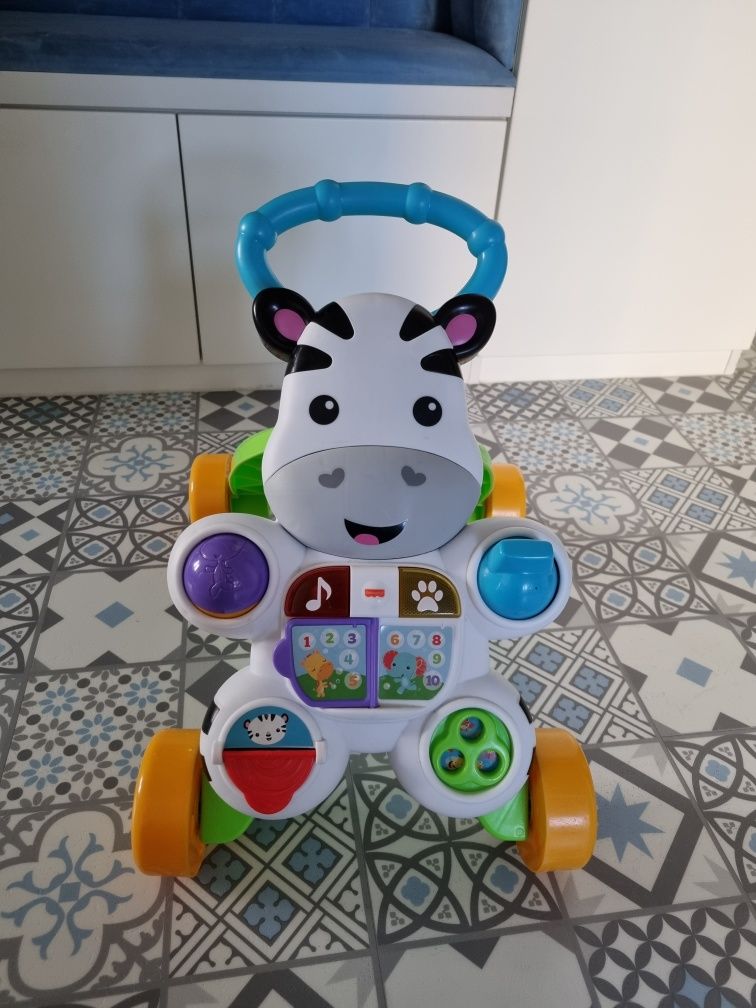 Interaktywny Chodzik Zebra Fisher price