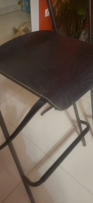 Krzesła składane kupione w Ikei