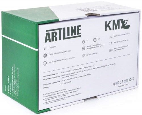 медіаплеєр Artline TvBox KMX3 ( Ugos X 3) Amlogic S905X3 4/32GB Androi