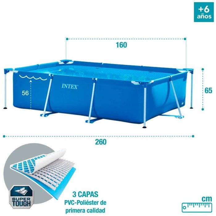 Piscina Intex retangular