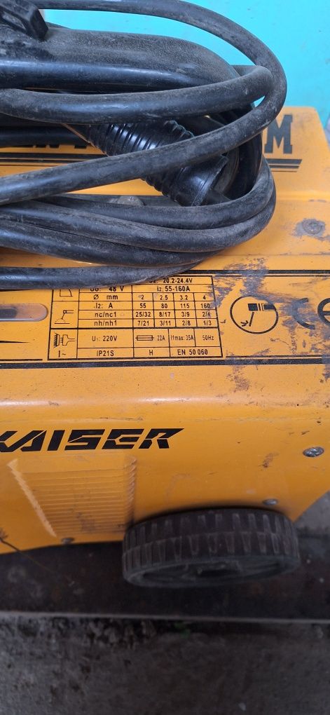 Зварювальний апарат Kaiser turbo 160 m
