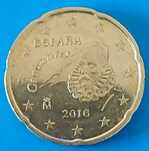 20 Cêntimos de 2016 de Espanha, Miguel Cervantes