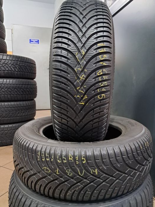 Opony używane 2x 195/65R15 Kleber Krisalp HP3 Zimowe Gwarancja