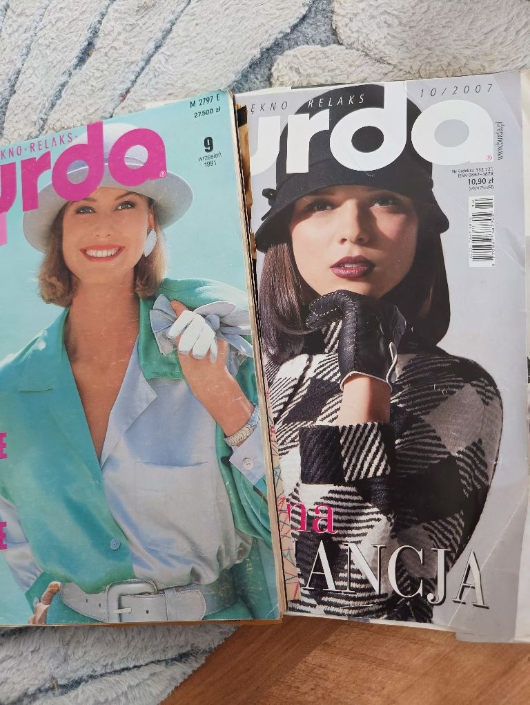 Wykroje Burda z lat 90 -16 sztuk komplet