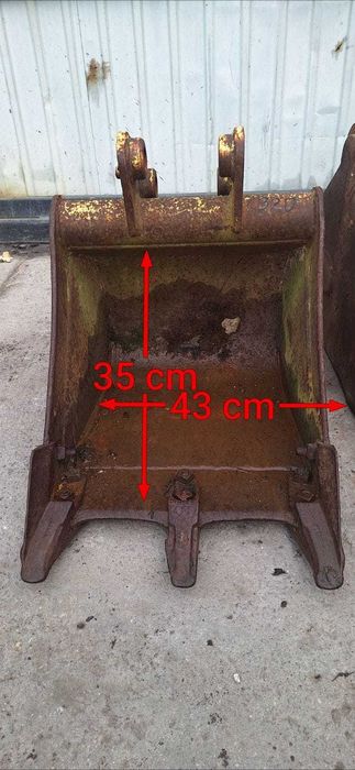 Łyżka do koparki 45cm Minikoparka fi30mm 45 cm fi 30mm cat kubota jcb