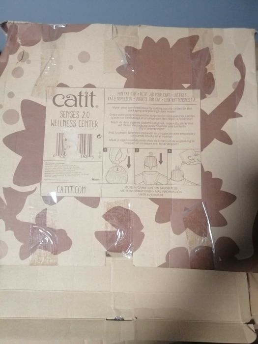 Legowisko dla kota z MASAŻEREM CATIT WELLNESS CENter, 47 X 51.5 X 11.5