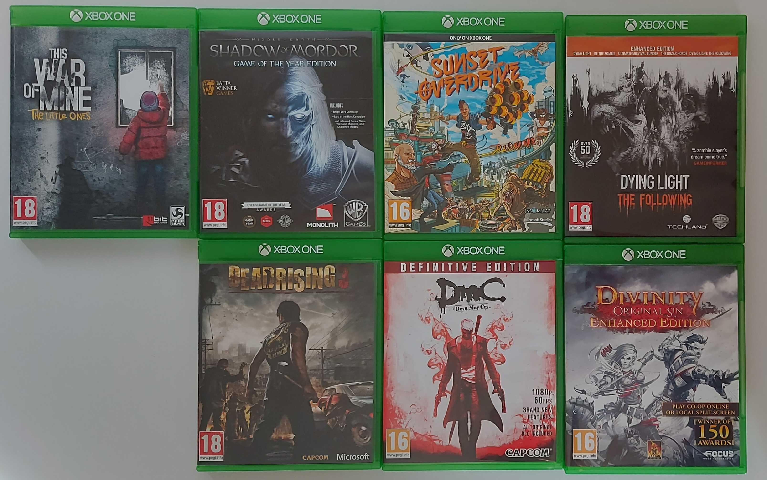 Vários jogos Xbox one - Semi novos