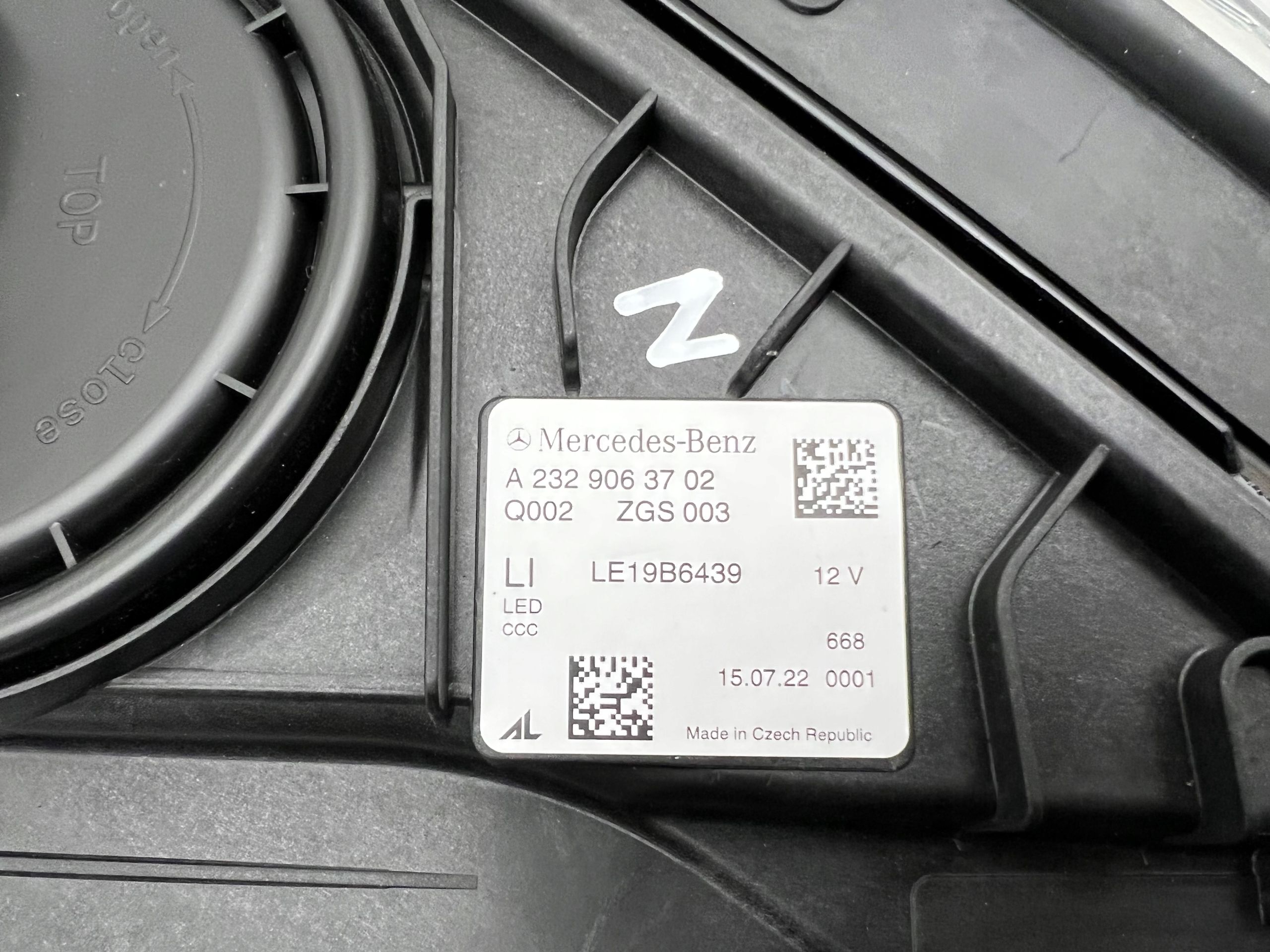 Mercedes SL A232 W232 Lampa Lewa Full Led Kompletna Amg Version N