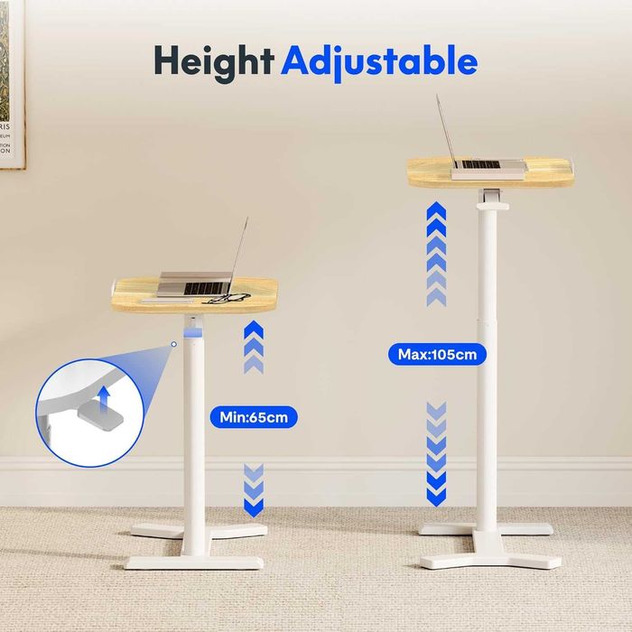 Nowy regulowany stolik / biurko / podstawka / blat FlexiSpot H5 !K415!