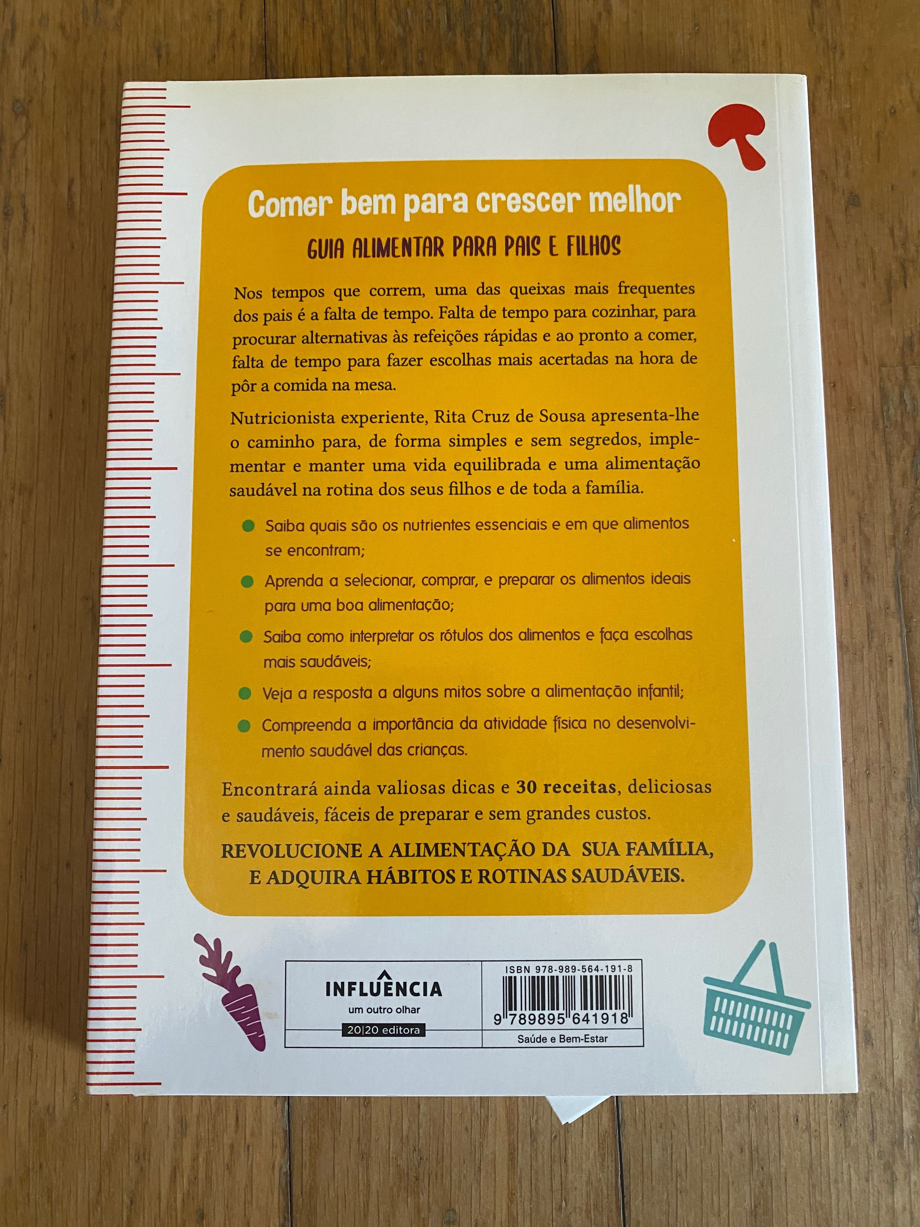 Livro comer bem para crescer melhor