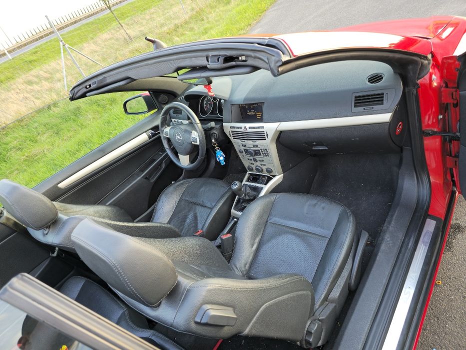 Astra h Twitop 2.0 turbo 200km benzyna skóra, Bi-xenon