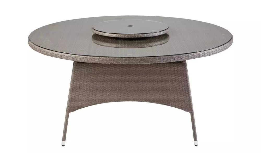 Duży okrągły stół do ogrodu sr.160cm technorattan Seychelles