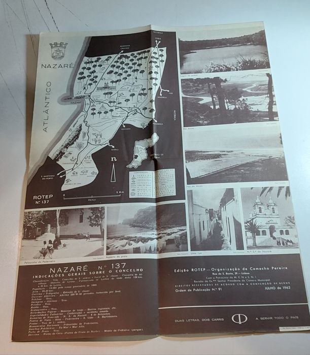 Nazaré - Roteiro ROTEP | Incluí Mapa Desdobrável