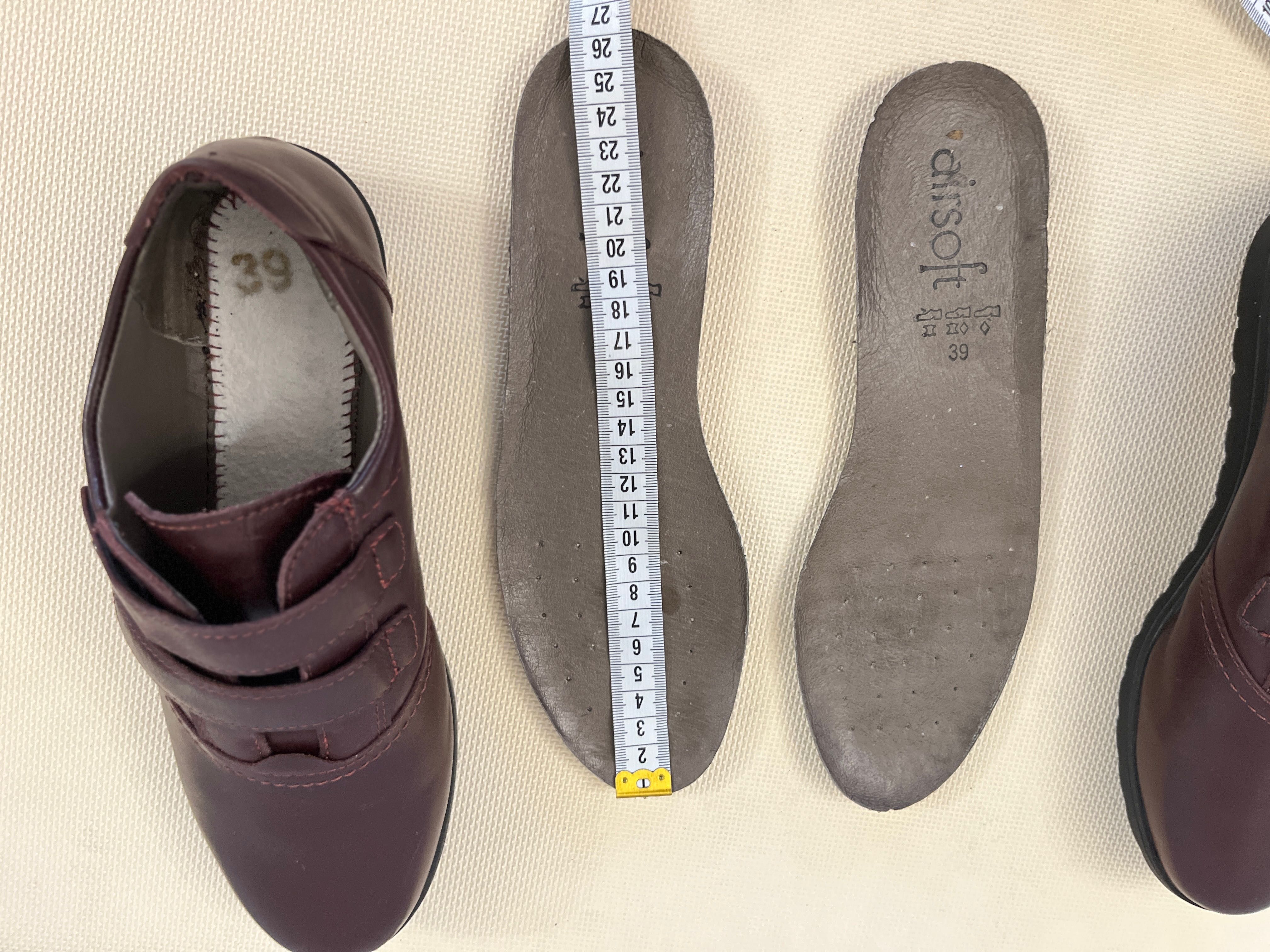 Damskie buty mokasyny skórzane rozm.39