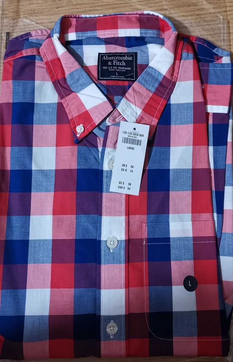 Рубашка Abercrombie & Fitch (размер M, L), новая