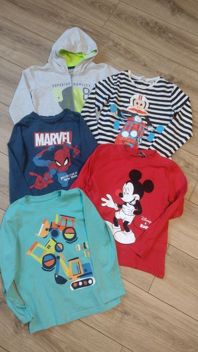 Bluzki dla chłopca roz 122