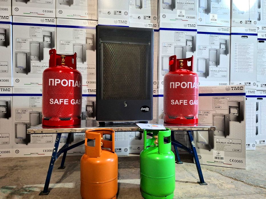 Новий‼️Каталітичний газовий обігрівач CAMILLA 3100 3,4 кВт Італія‼️