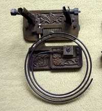 Stare przedwojenne SANKI spirala gong do zegara