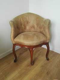 Stylowy fotel narożny, gabinetowy z przełomu XIX/XX wieku, sprzedam