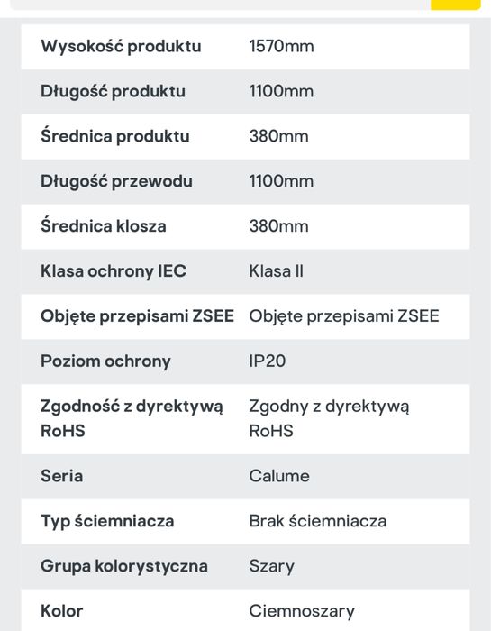 Lampa wisząca industrial 4szt  nowa