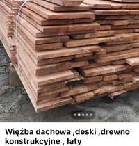 Tartak więźby dachowe konstrukcje drewniane deski łaty kontrołaty  itp