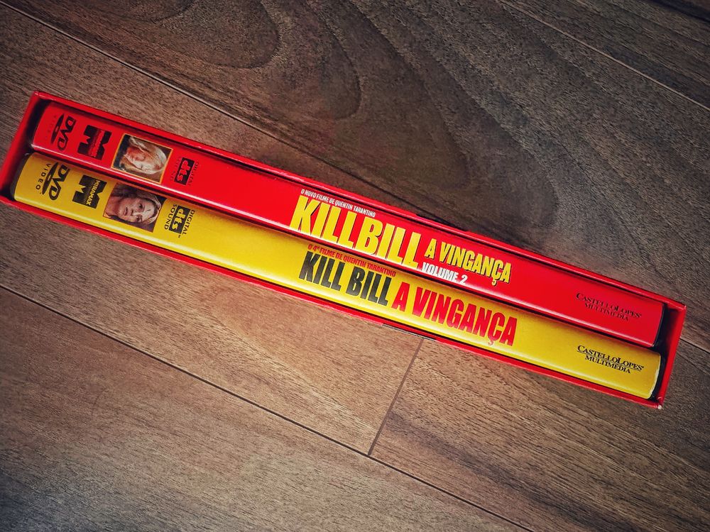 DVD box “Kill Bill” volume 1 e 2 (edição portuguesa)