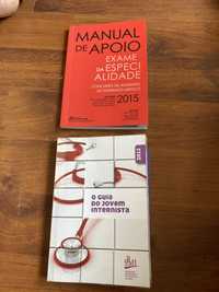 2 livros de apoio a internos