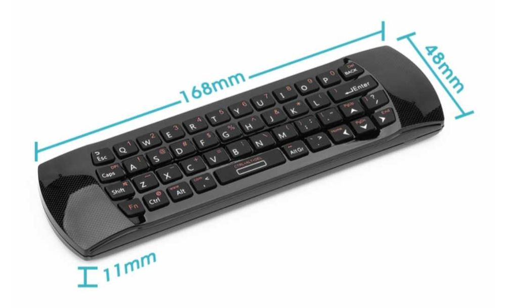 Mini bezprzewodowa klawiatura pilot Air Mouse Rii Mini i25 2.4G 2w1