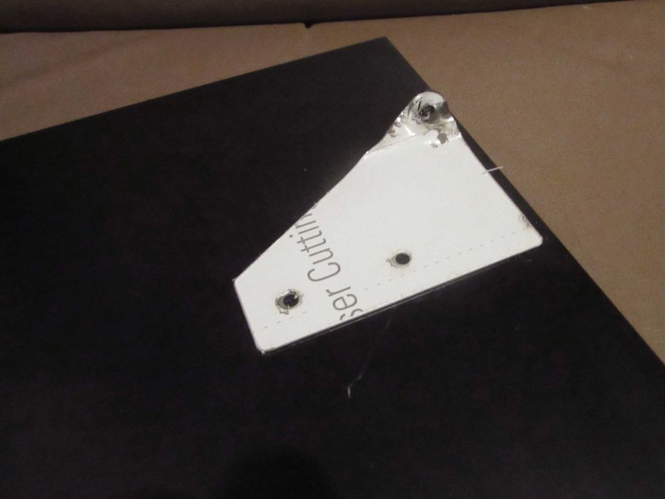 Czarna szyba z okapu 52,5 x 28,00