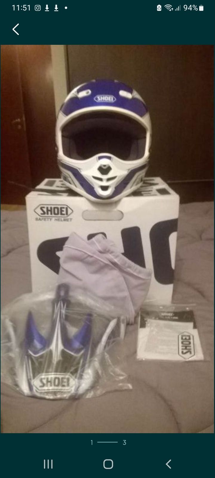 Capacete Shoei V-Stratus novo
Muito c