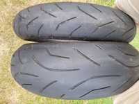 Opony motocyklowe BRIDGESTONE BATTLAX rozm. 120/70/17 i 185/55/17.