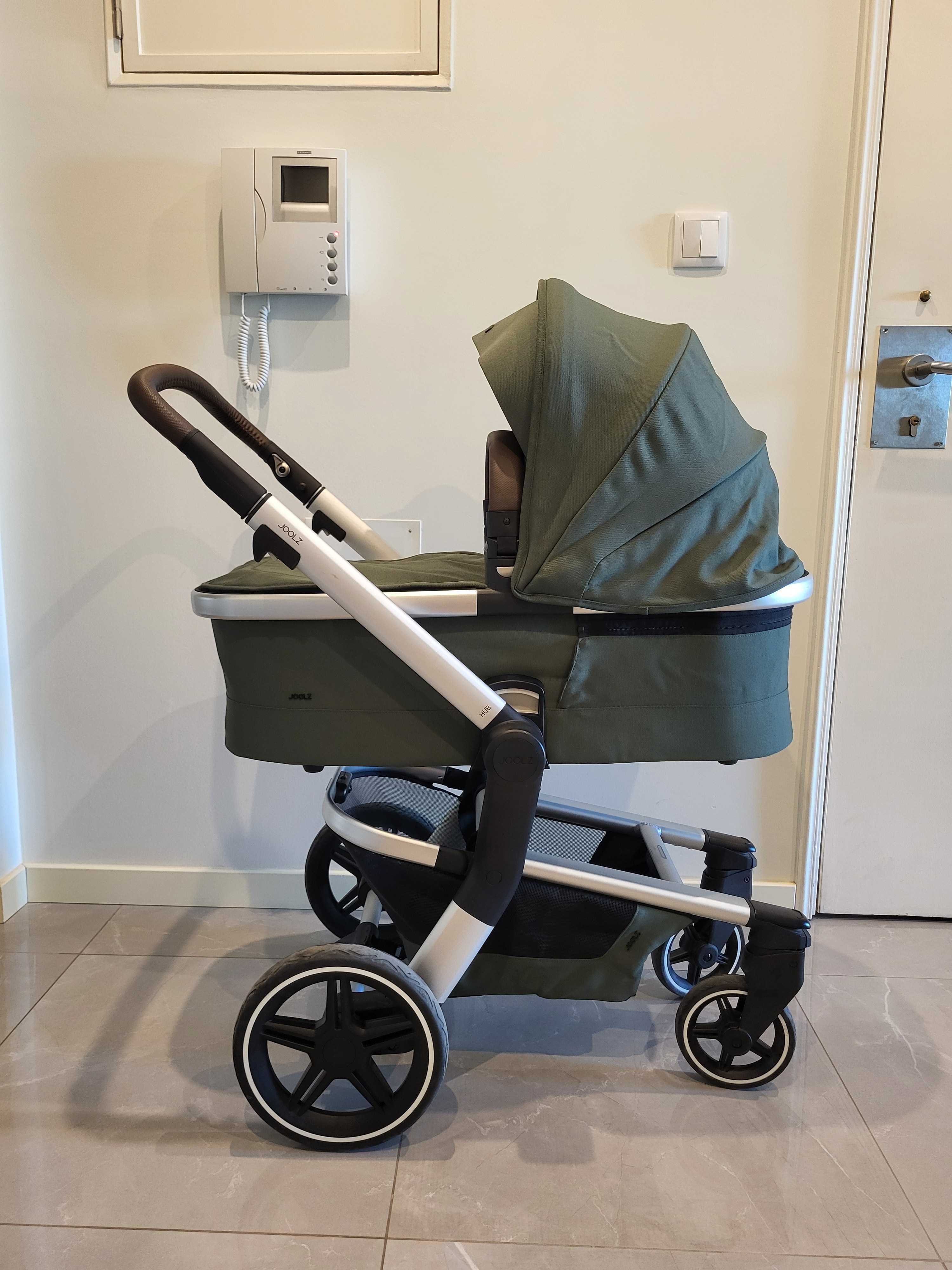 Carrinho Joolz Hub+ com Alcofa e Cocoon