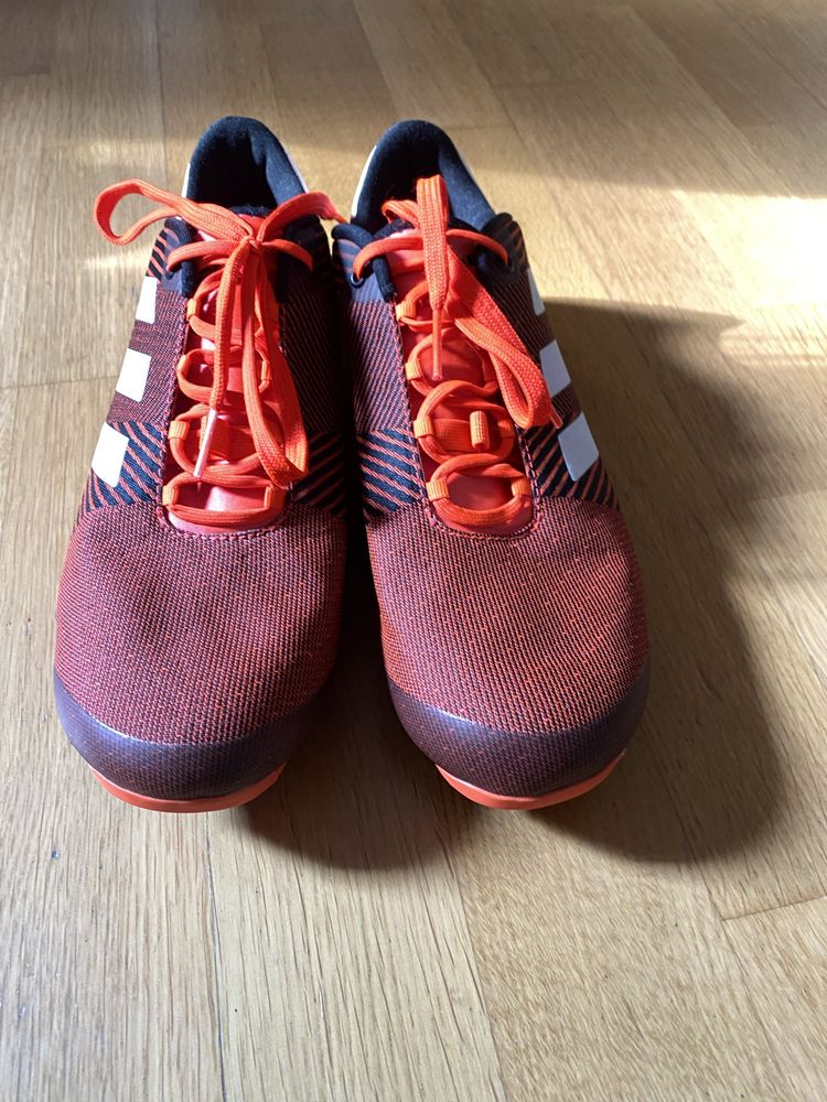 Adidas The Road Buty Rowerowe Wpinane Rozmiar 40 UK6.5 Czerwone