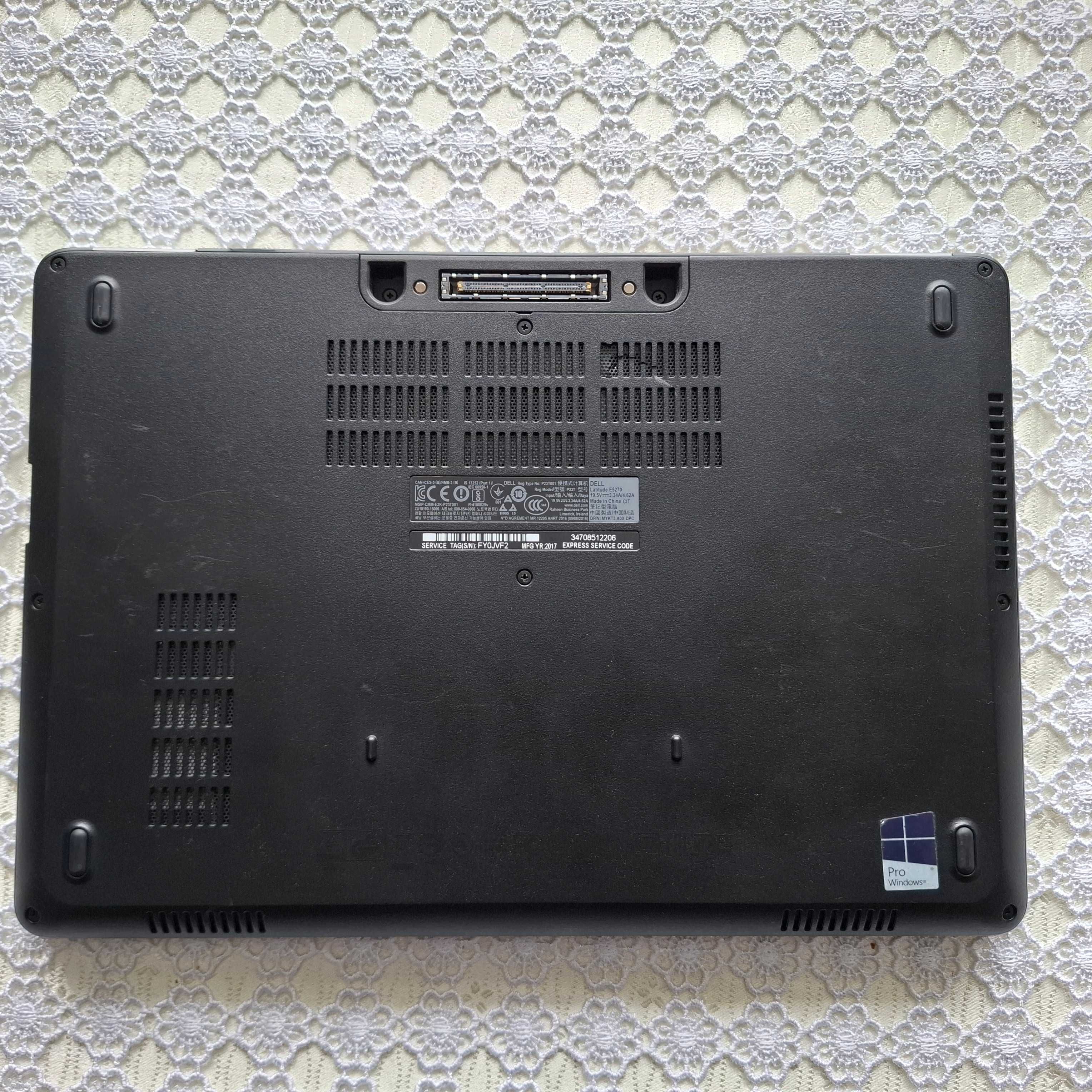 Laptop Dell Latitude E5270 16 Ram dobra bateria