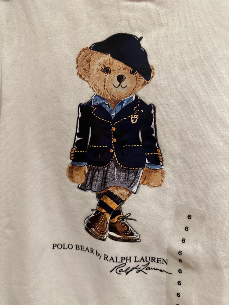 Ralph Lauren bluza miś nowa 116cm