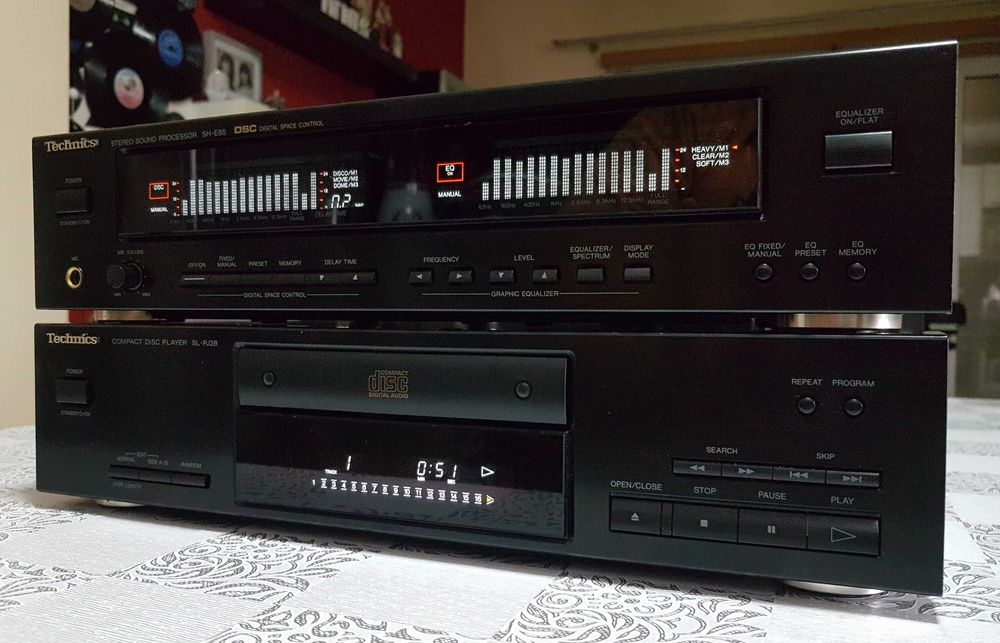 Equalizador Processador Technics SH-E85, Em Excelente estado