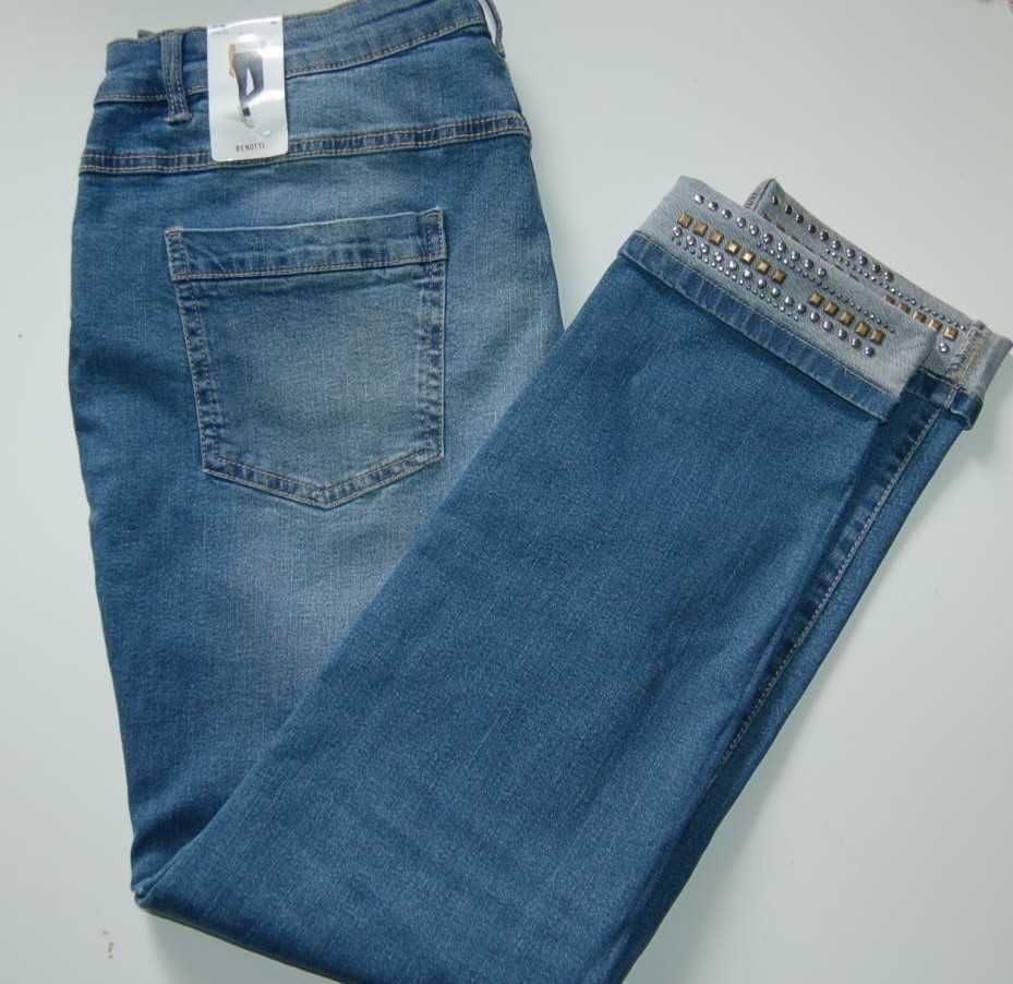 GINA BENOTTI 46 nowe jeansy damskie slim stretch dżety 6G22