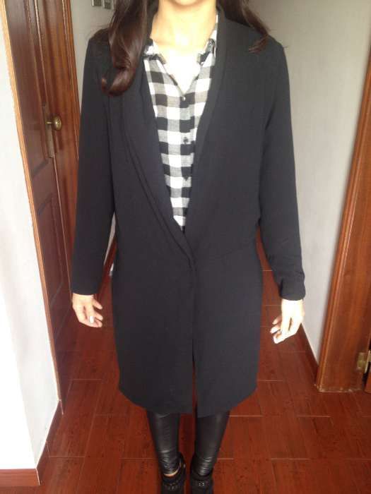 Casaco Bershka preto