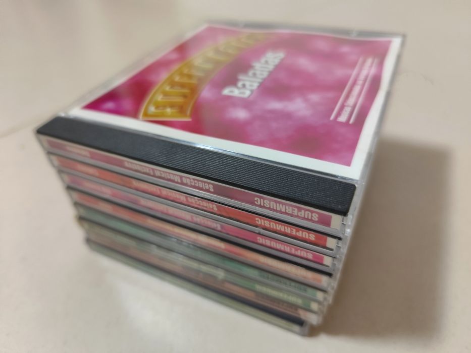 Lote de 8 CDs - Supermusic (Baladas / Rock / Fado)