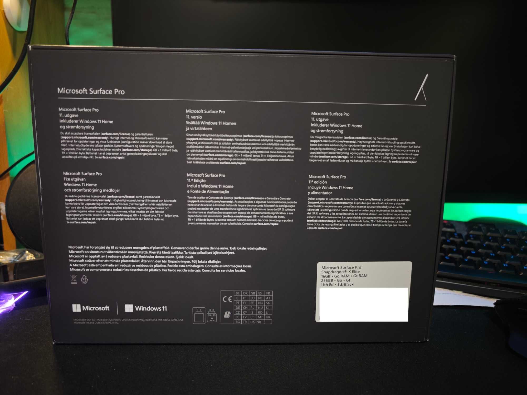Microsoft Surface Pro Snapdragon X Elite (Selado)
