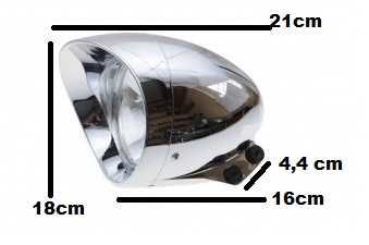 lampa led soczewka honda vt shadow vtx 1300/1800