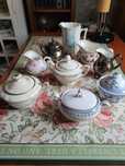 9 sztuk porcelany kolekcjonerskiej