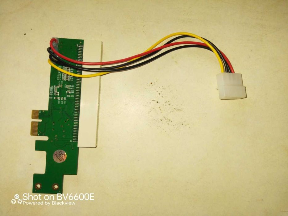 Конвертер PCI-e x1 в PCI, адаптер-переходник на ASM1083