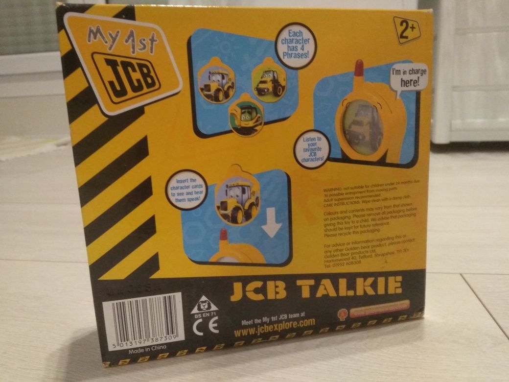 Interaktywny telefon zabawka JCB Walkie NOWE ZAPAKOWANE