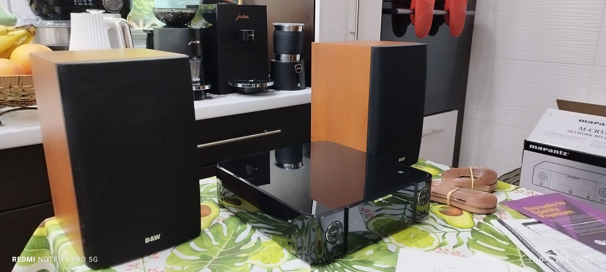 Amplituner sieciowy Marantz Mc-r 511 + Bowers&wilkins Dm 600 S3.